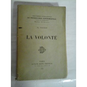 LA VOLONTE - FR. PAULHAN